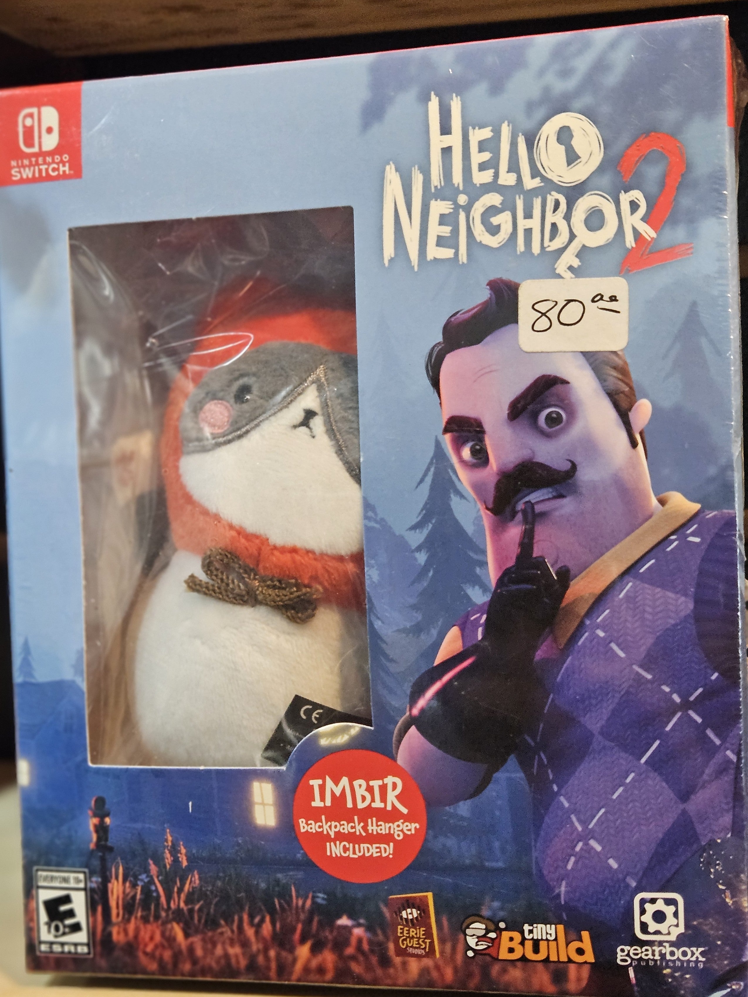 Hello Neighbor 2 Nintendo Switch Collector's Edition with Imbir Plush