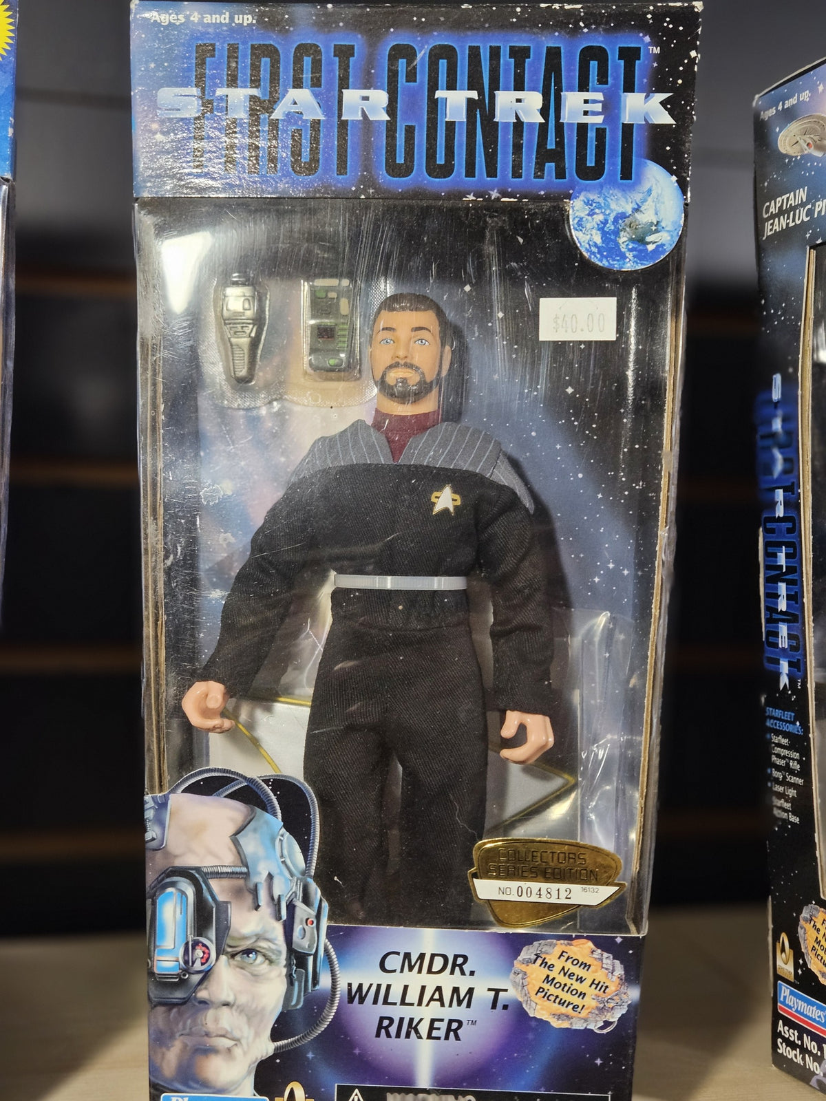 Star Trek First Contact Collectors Series Edition Figure Playmates