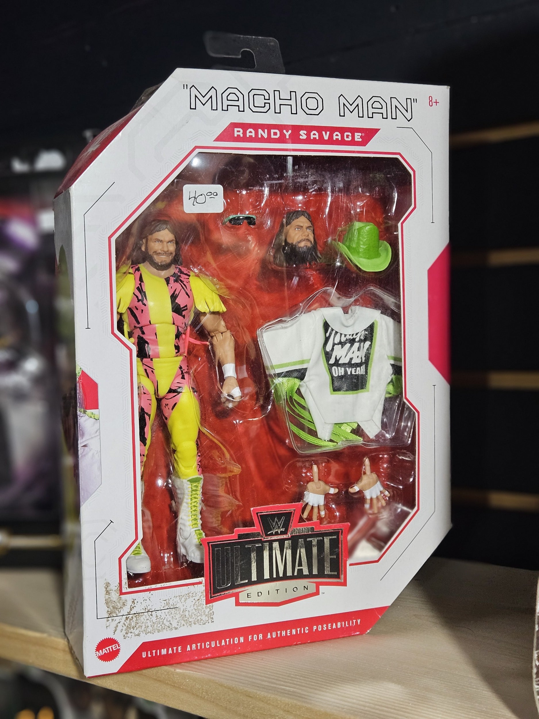 WWE Ultimate Edition "Macho Man" Randy Savage Action Figure Mattel