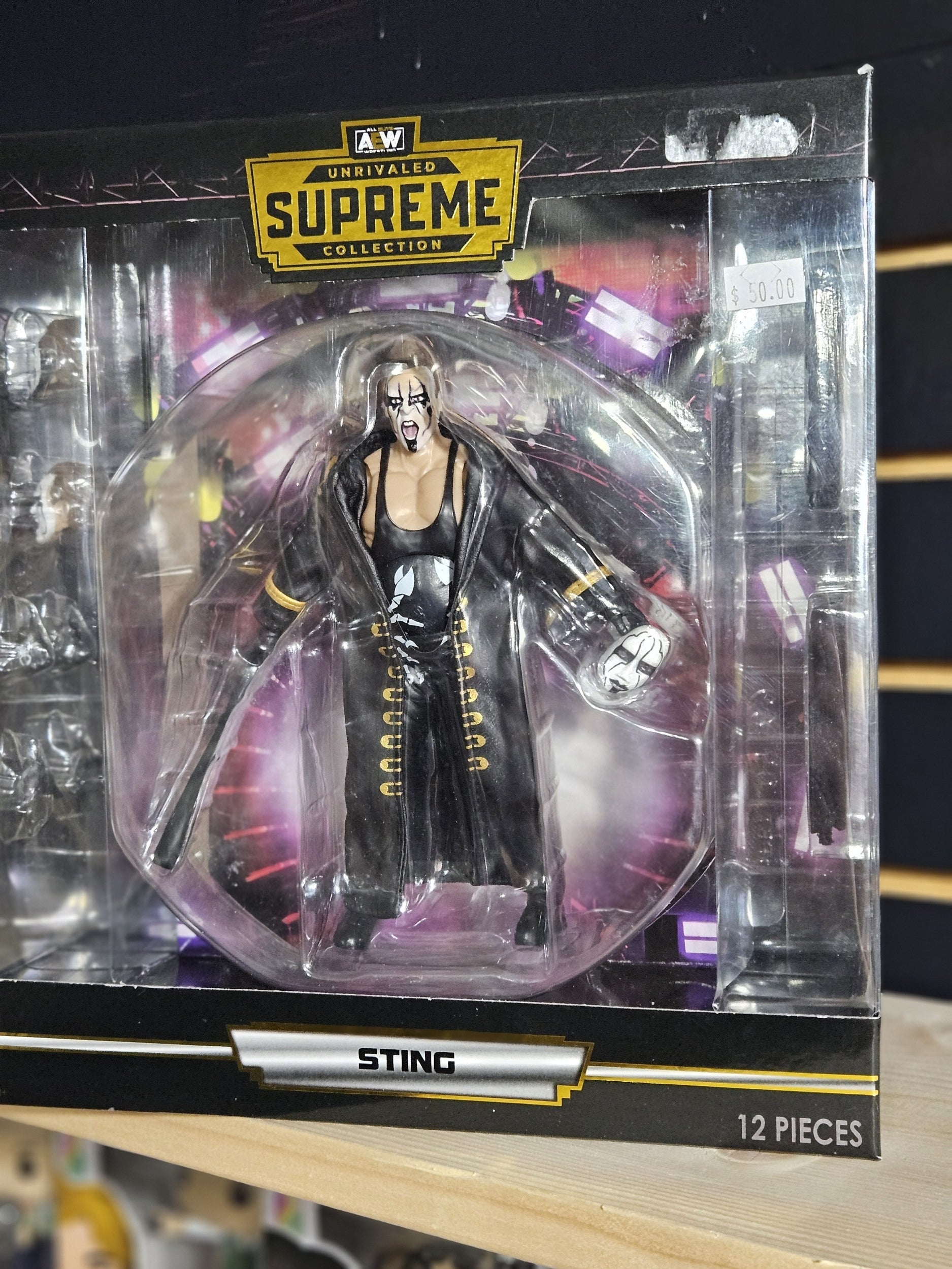 AEW Unrivaled Supreme Collection Sting Figure