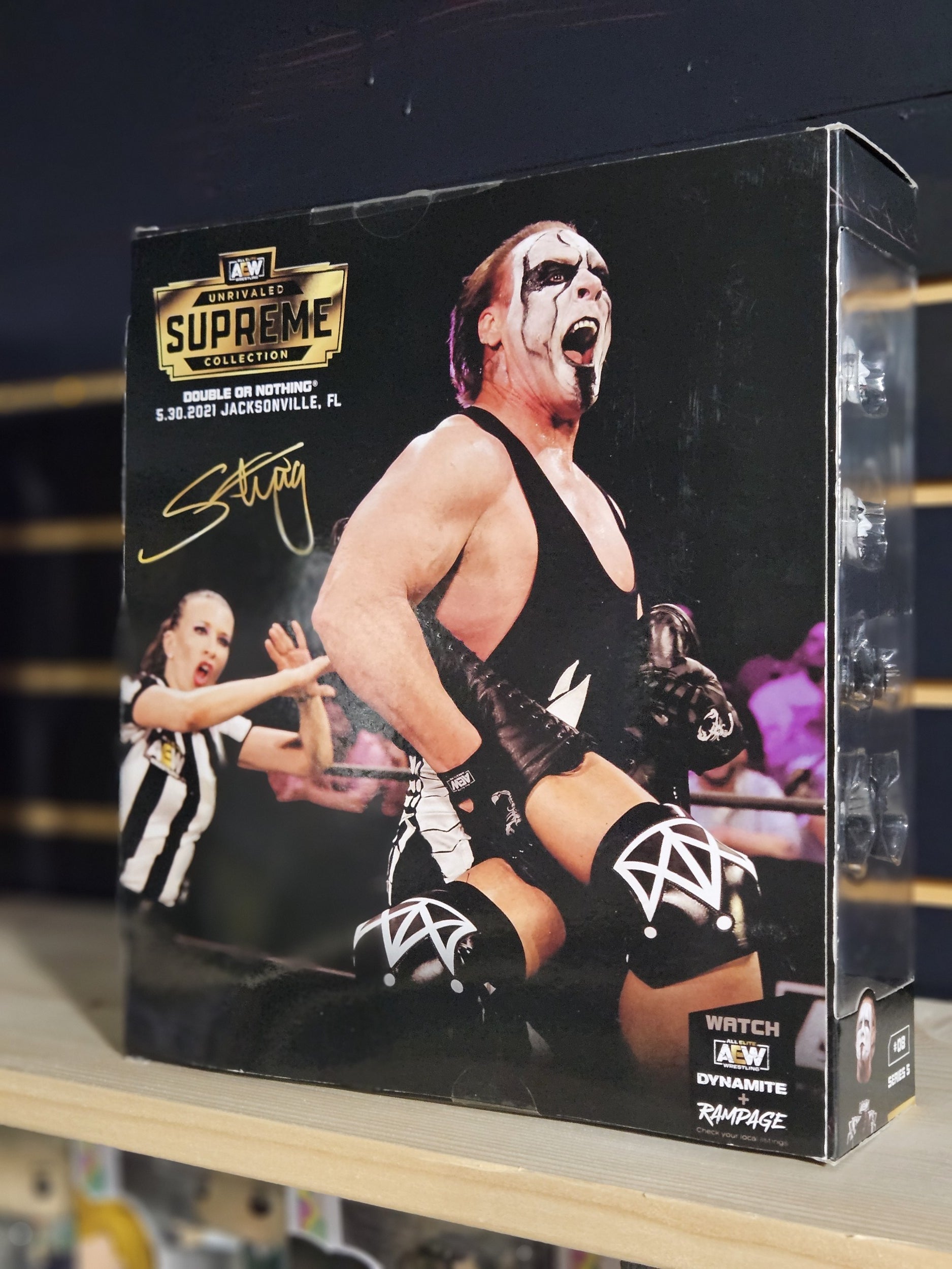 AEW Unrivaled Supreme Collection Sting Figure