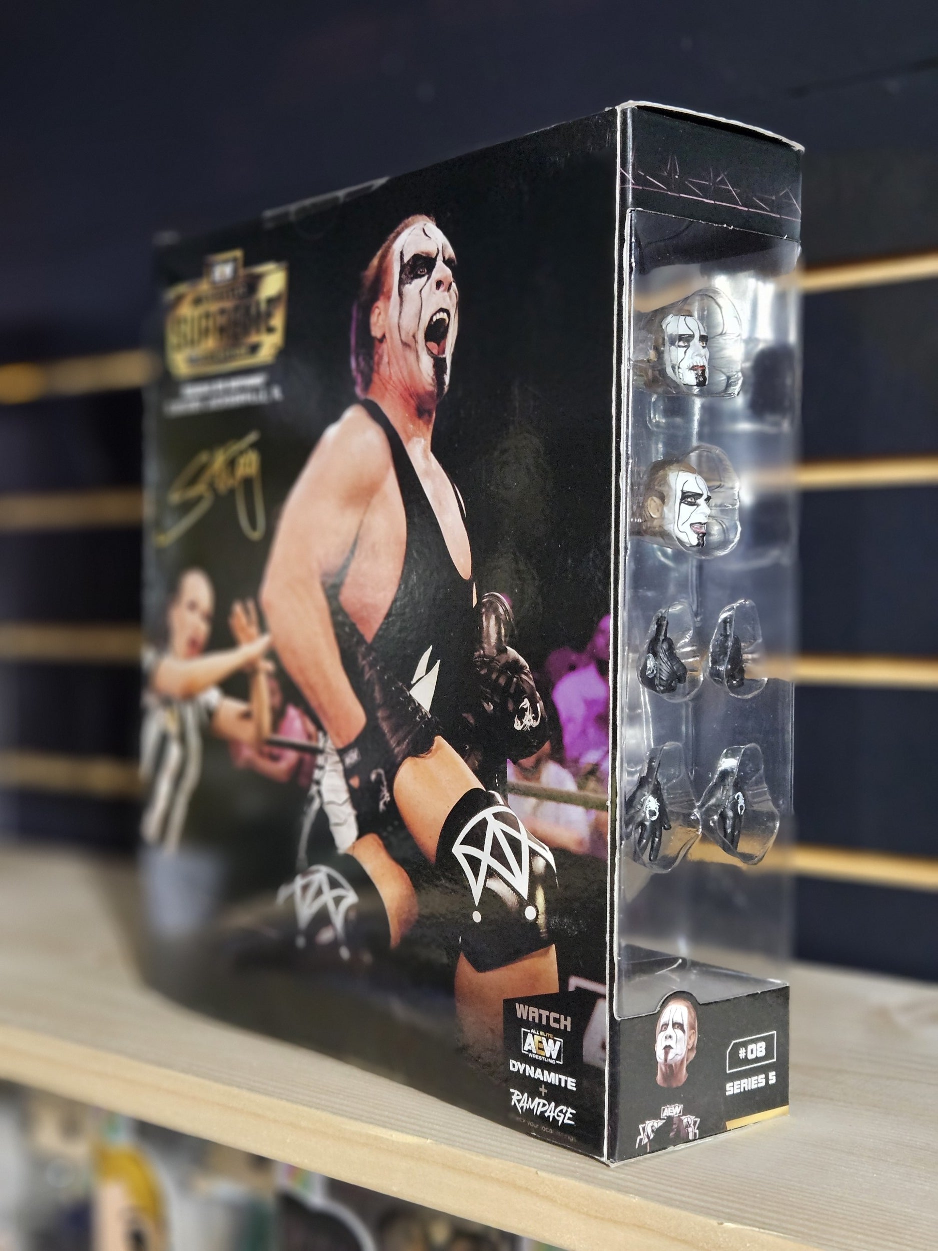AEW Unrivaled Supreme Collection Sting Figure