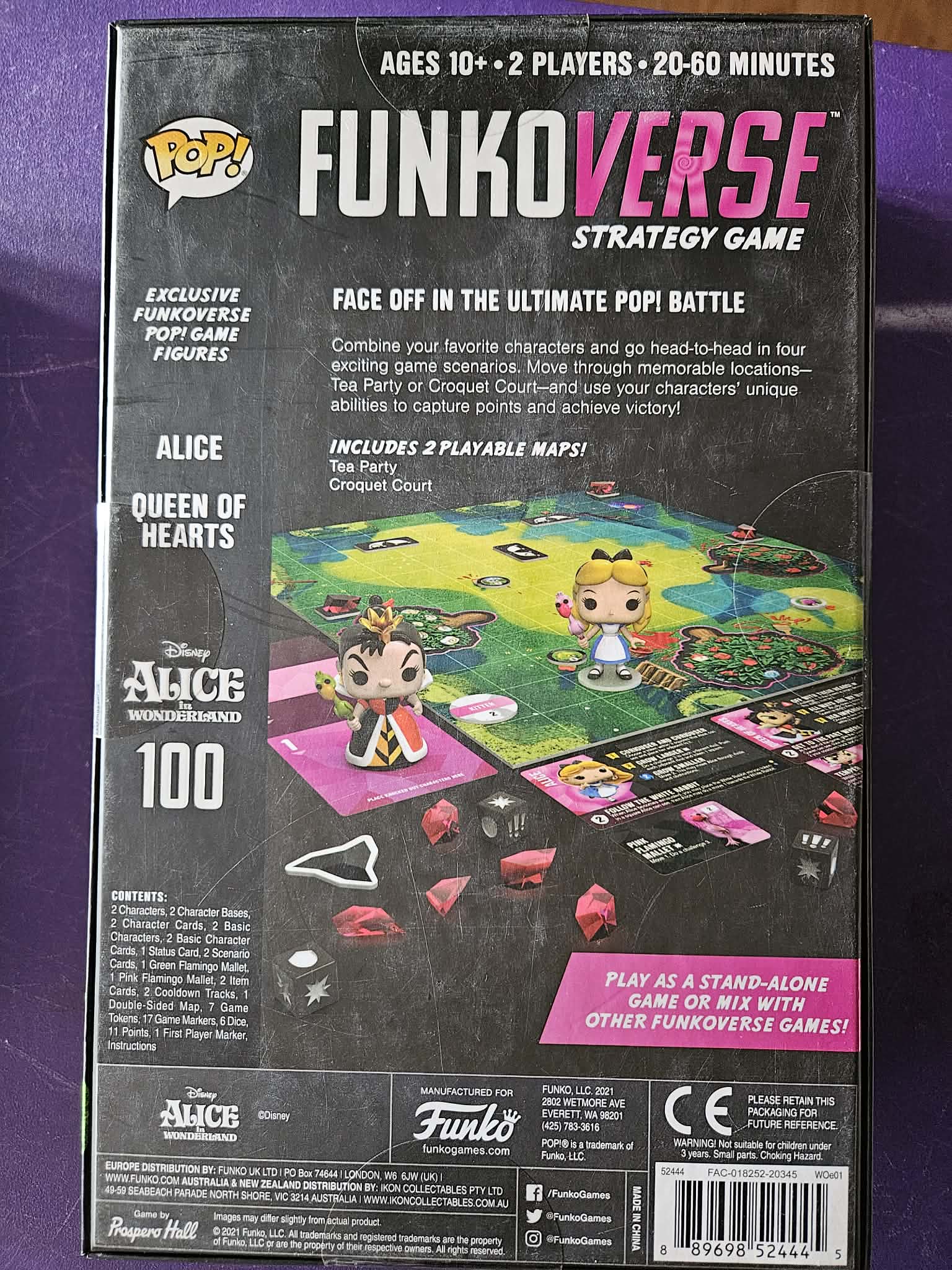 Funkoverse Alice in Wonderland - Back