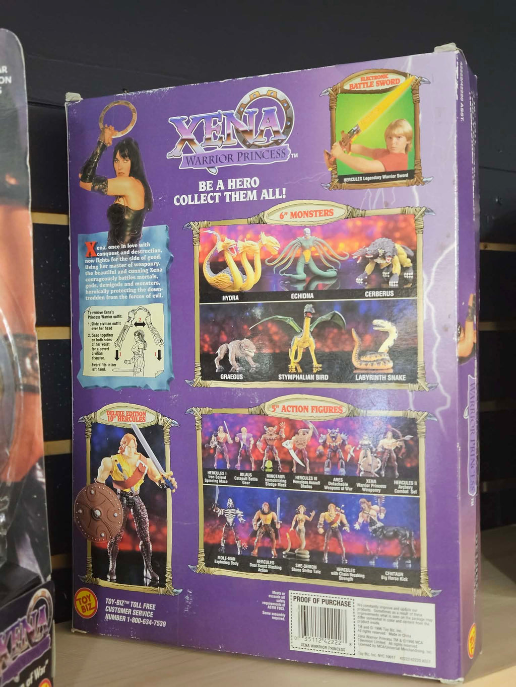 Xena Warrior Princess Deluxe Edition Action Figure - Back