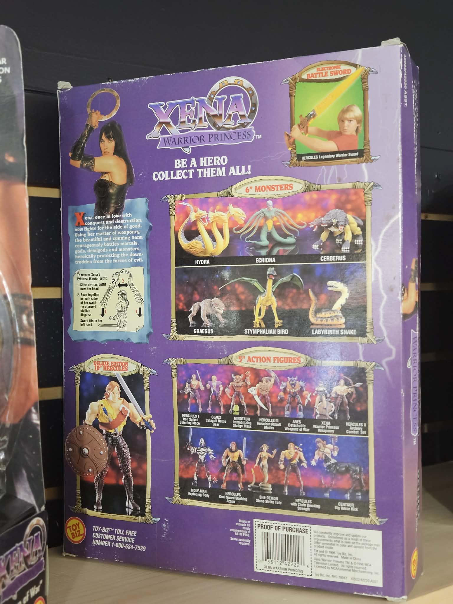 Xena Warrior Princess Deluxe Edition Action Figure - Back