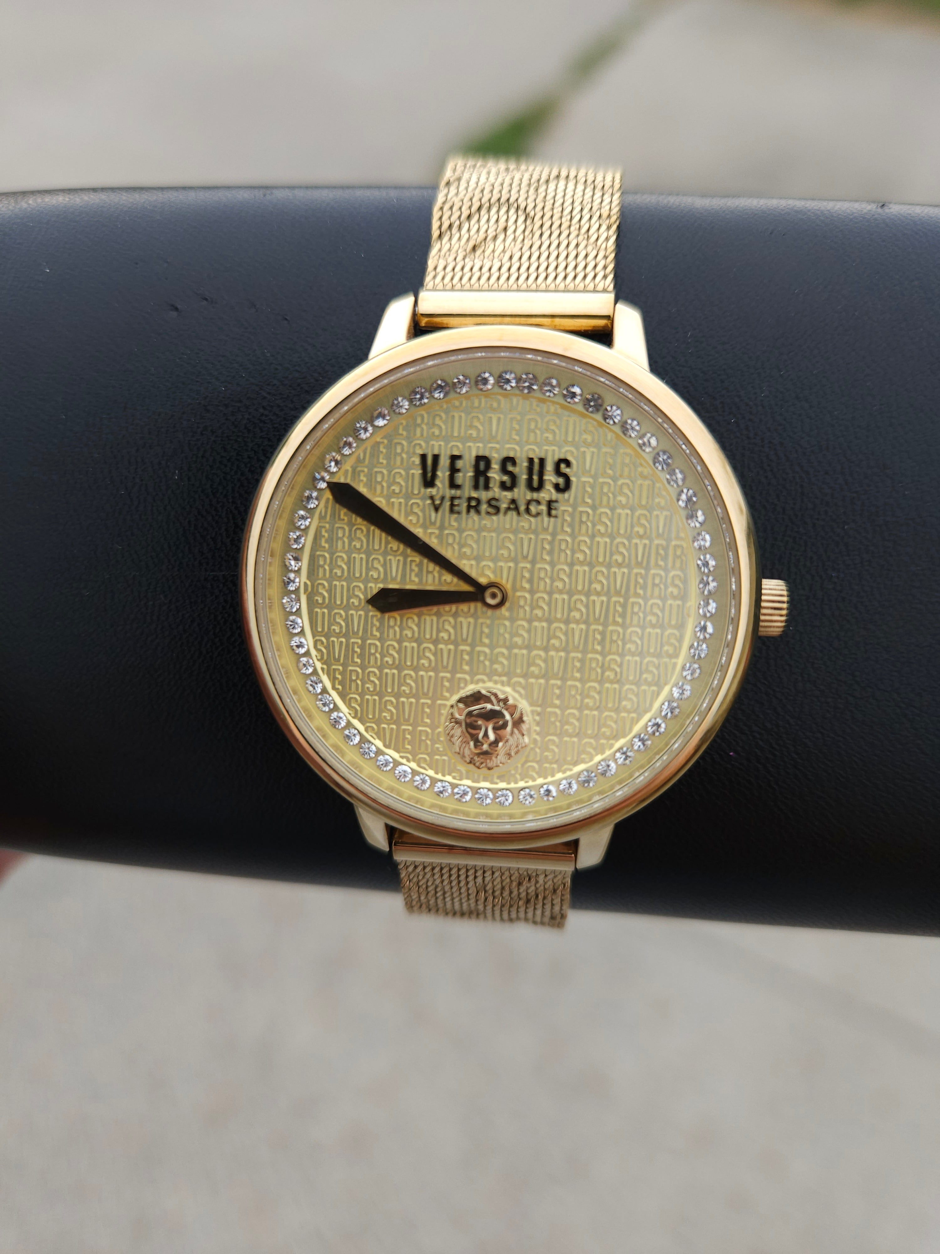 Authentic Versus Versace La Villette Gold Mesh Watch (With Warranty/CLG)