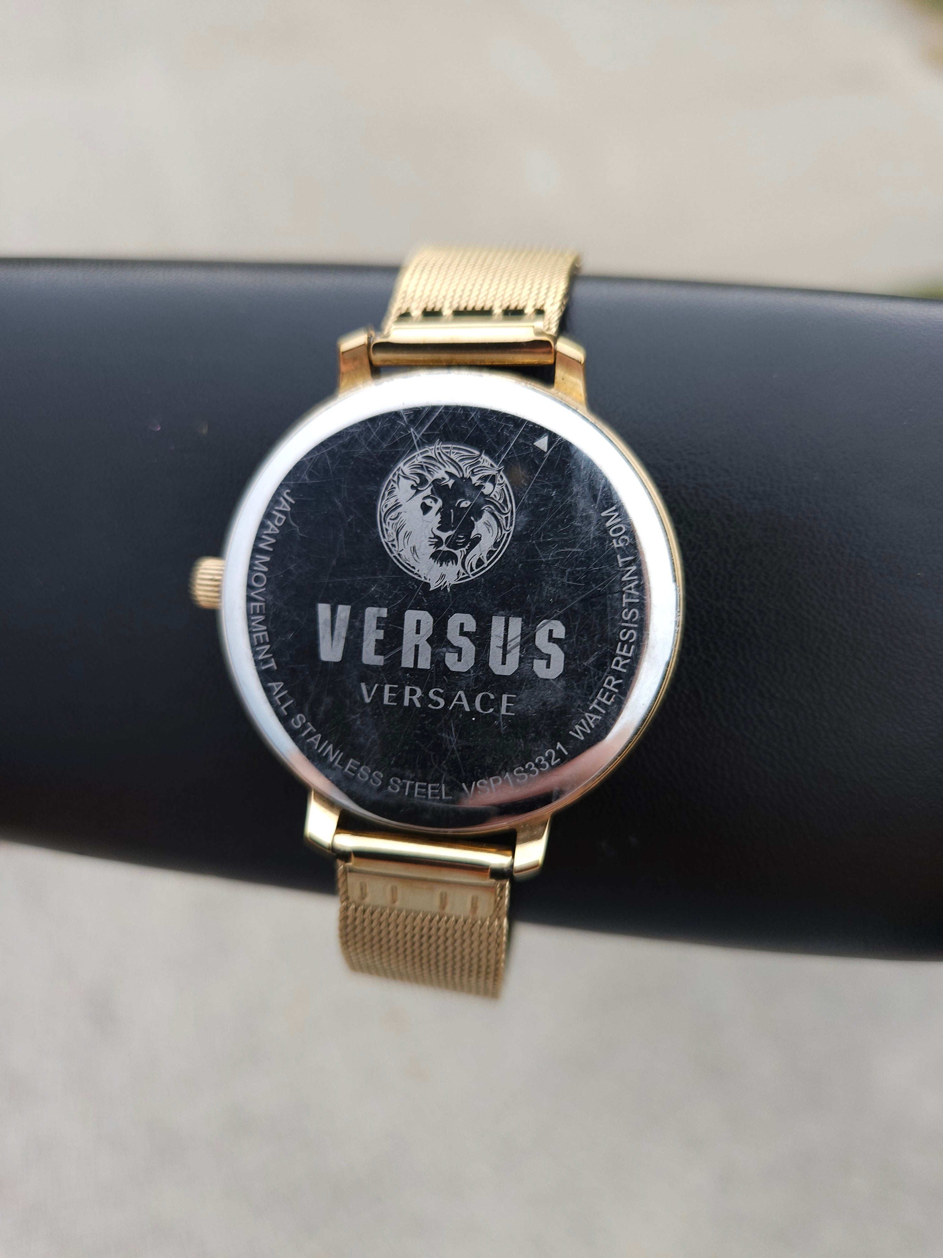 Authentic Versus Versace La Villette Gold Mesh Watch (With Warranty/CLG)