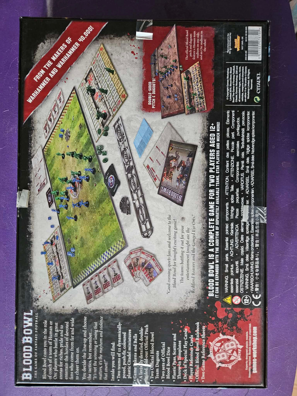 Blood Bowl: The Game of Fantasy Football - Back