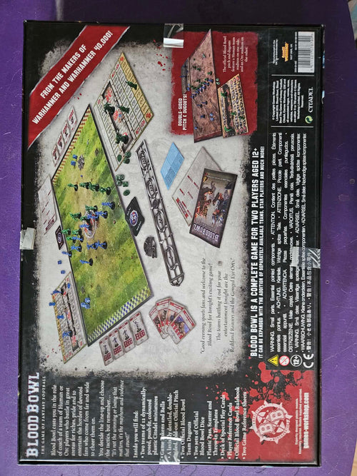Blood Bowl: The Game of Fantasy Football - Back