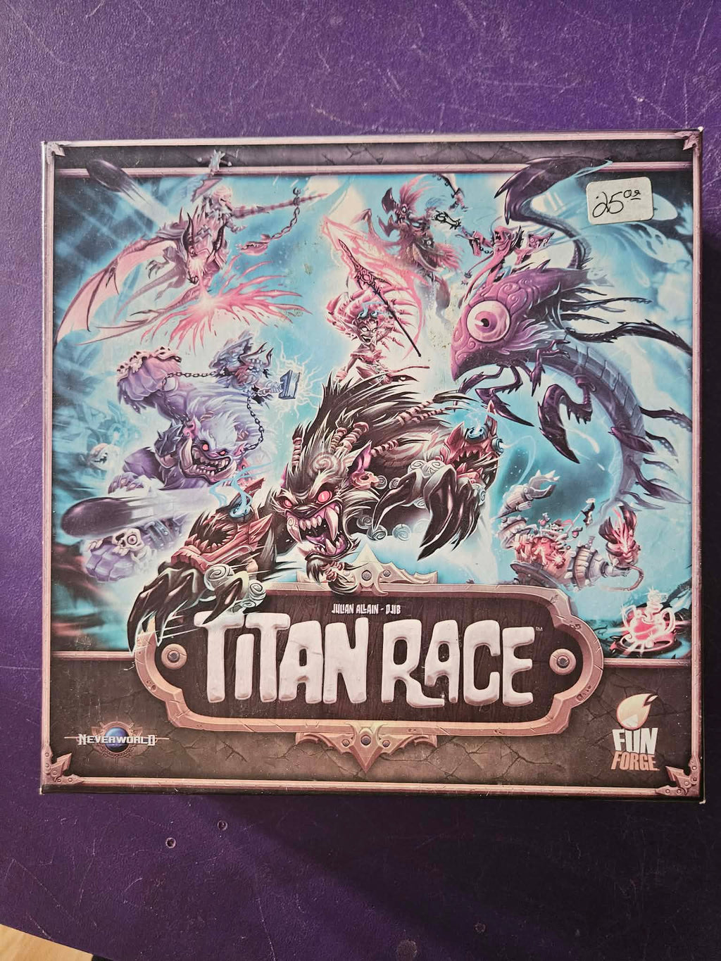 Titan Race Board Game - Front
