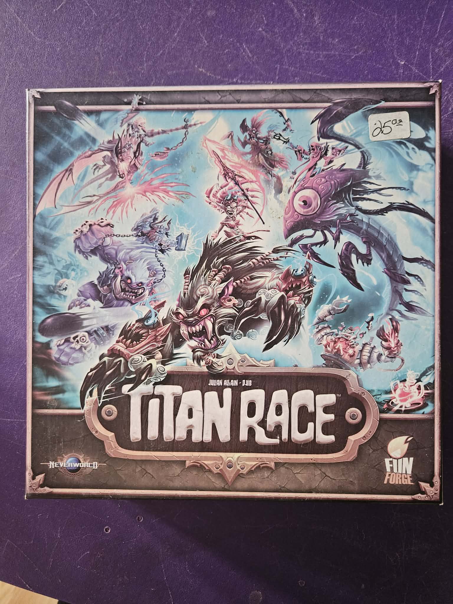 Titan Race Board Game - Front