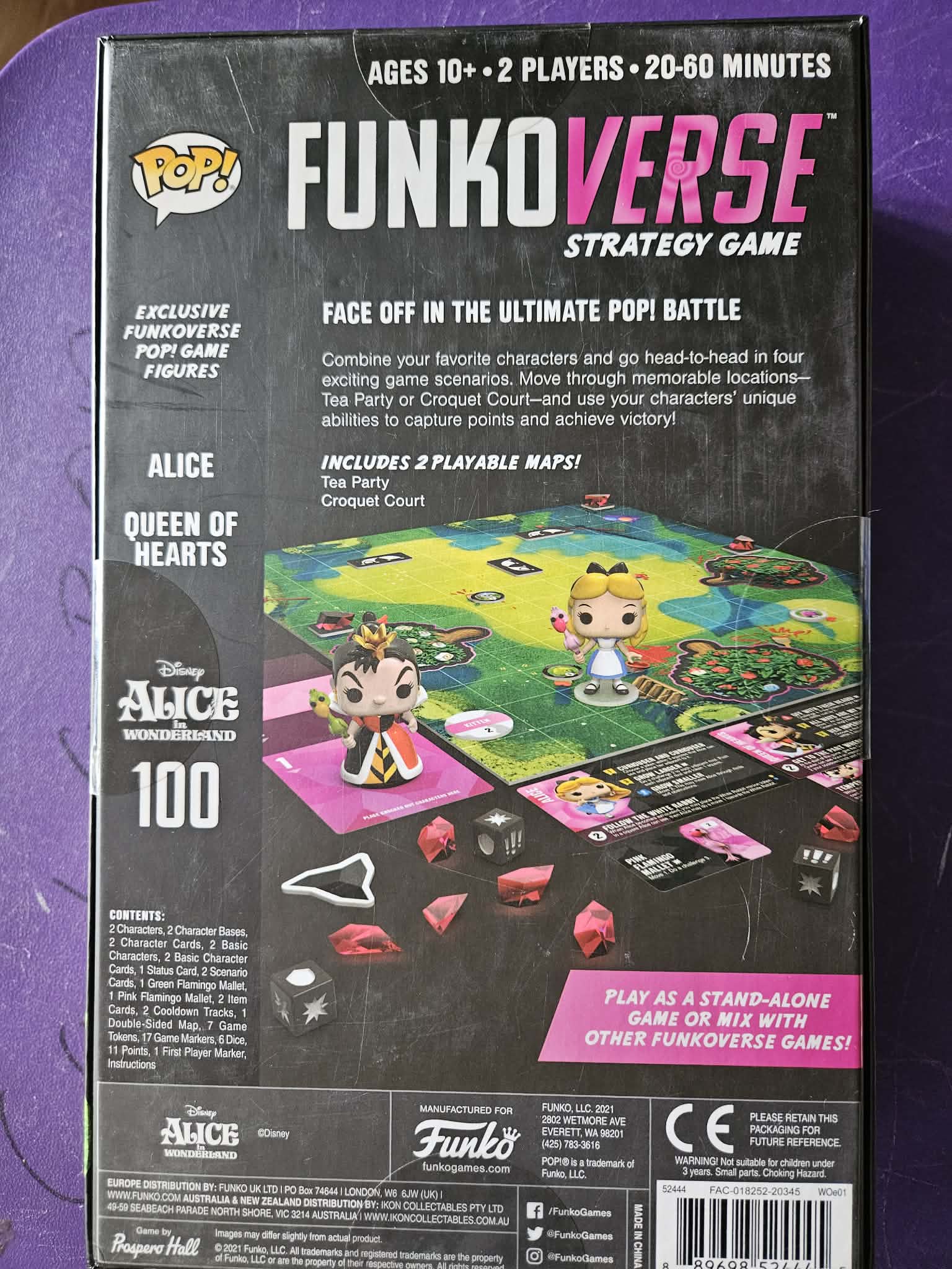 Funkoverse Alice in Wonderland - Back