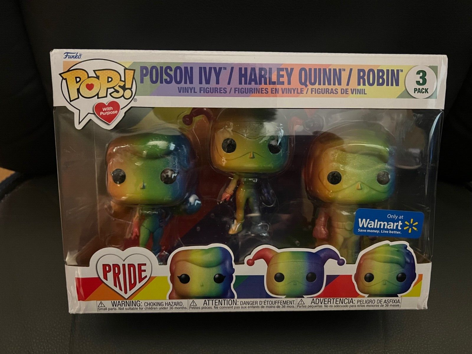 Pop #3-Pack - Poison Ivy Harley Quinn Robin