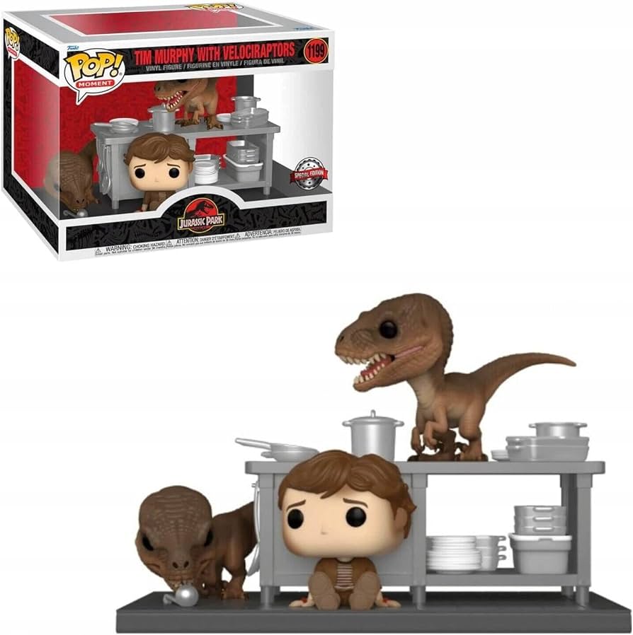 Pop #1199 - Tim Murphy with Velociraptor