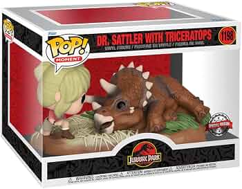 Pop #1198 - Dr. Ellie Sattler with Triceratops