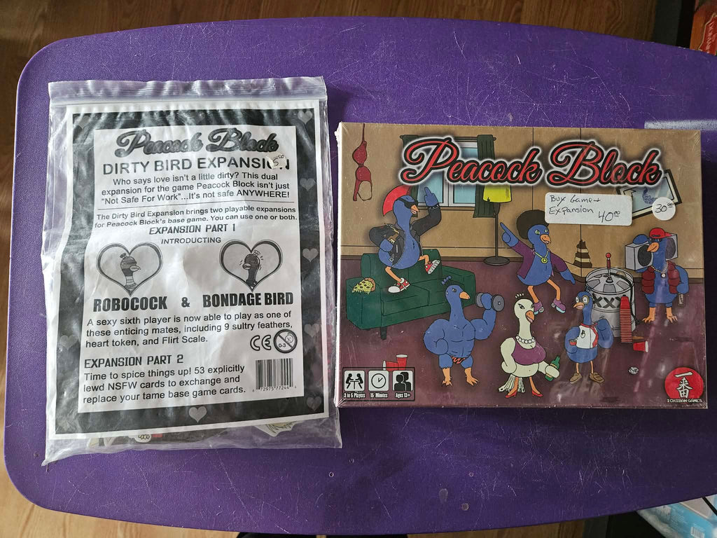 Peacock Block + Dirty Bird Expansion Bundle - Front