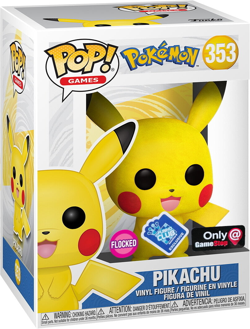 Funko Pop! Pokémon - Pikachu (Flocked) #353
